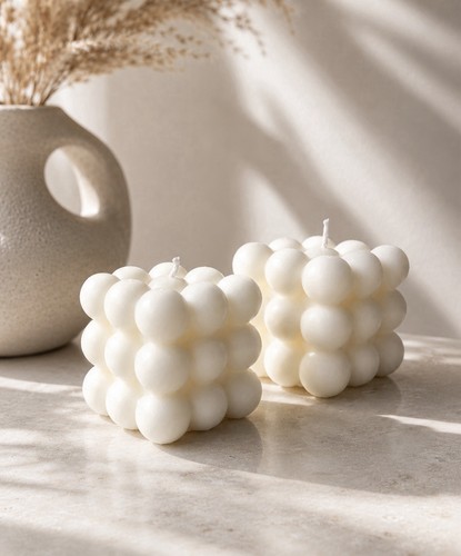 Bubble sculpture candle - sculpture, |