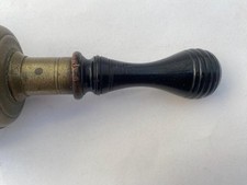 Vintage Early Brass Hand Held School Bell ( very loud )