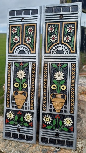 Antique door push plate - push,