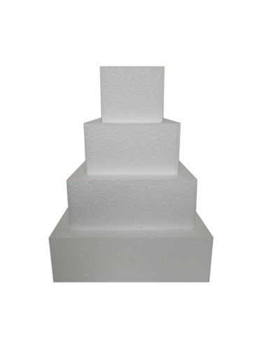 Cake dummy stacks square - cake, sets