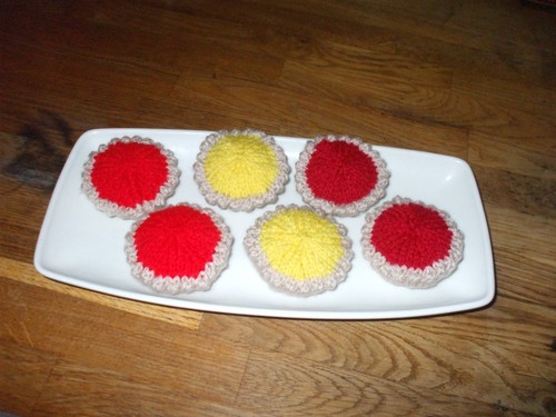 Hand knitted food assorted - 6,