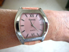 Bijoux Terner 5237 Ladies Quartz Watch Pink  Strap New battery Working