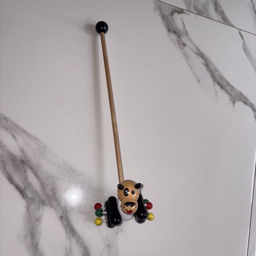 Wooden push along - push, toy