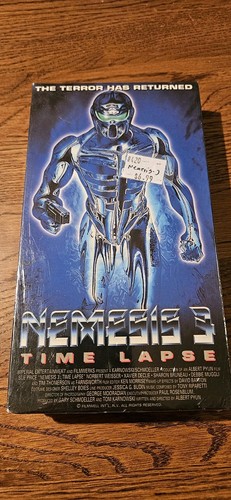 Nemesis time lapse vhs tape - nemesis, 3: