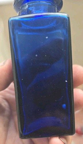 Antique cobalt blue chemist - antique,