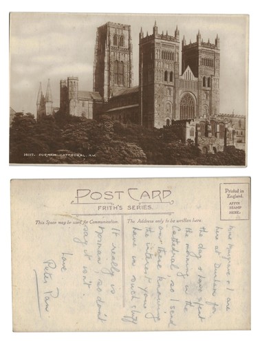 Vintage postcard durham - vintage,