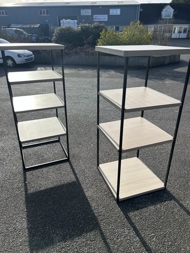 Black steel frame retail - black,