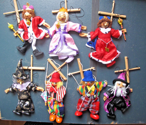 Marionette wooden puppets - marionette,