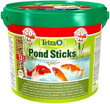 Pond Fish Food Tetra Sticks Fish Bonus Bucket 10L + 2L Free Floating  12L