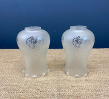 2 X VINTAGE FLUTED TULIP