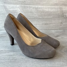 Clarks Heels Womens Brown Grey