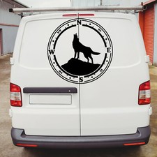 Car Stickers Wolf Compass