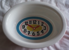 Clock  Large Pie Dish By Cath Kidston Dishwasher/Microwave Safe