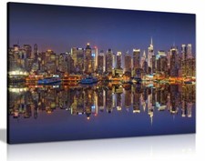Manhattan Night Lights Canvas