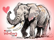 Elephant Valentines