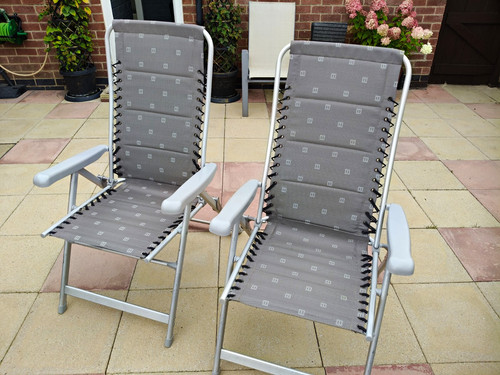 Foldable reclining camping - 2x,