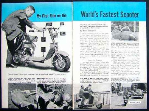 Lambretta motor scooter 1951 - lambretta,
