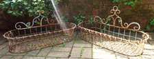 PAIR OF 19th CENTURY WIRE WORK