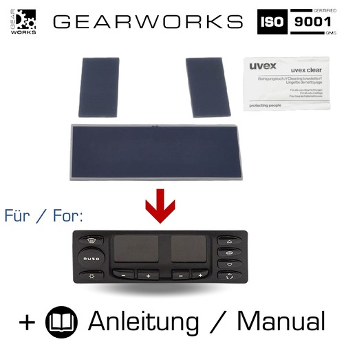 Display climate control panel - display,
