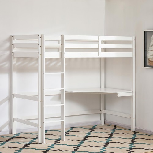 Modern solid pine kids bunk - kids,
