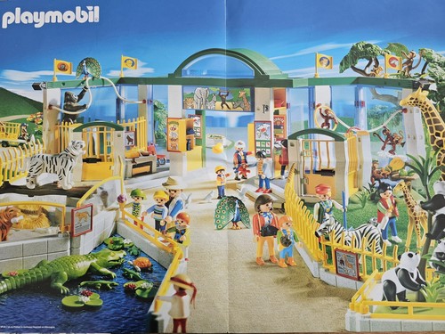 Vintage playmobil family zoo
