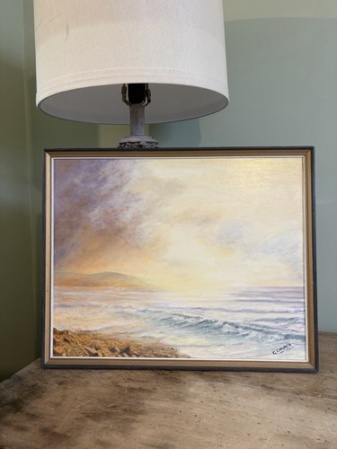 Original oil board serene - oil,