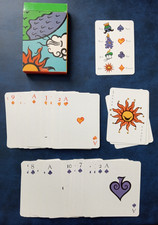 Malaysia Airlines Earth, Wind, Sea & Sun Playing Cards - box opened but unused