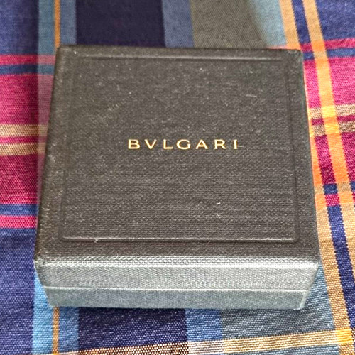 Bvlgari silver steel band ring - silver,