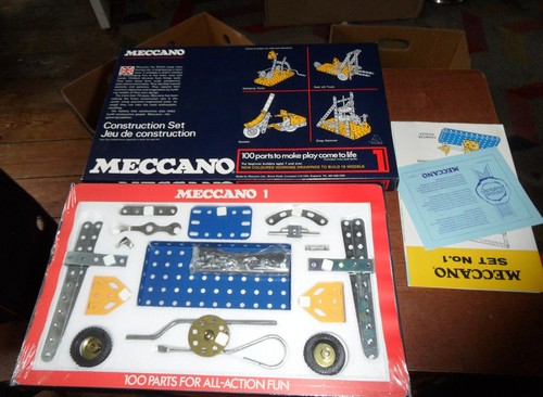 Meccano construction set - meccano,
