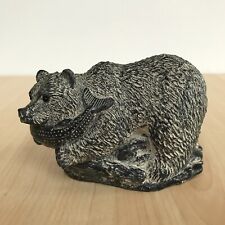Wolf Original Sculptures Bear Figurine Inuit Carving Style Handmade in Canada