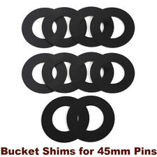 10PCS 45mm Bucket Pin Shim Kit For Excavator Skid Steer Cat Bobcat Deere Komatsu
