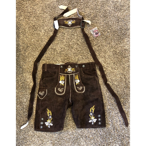 Lederhosen shorts suede - shorts,