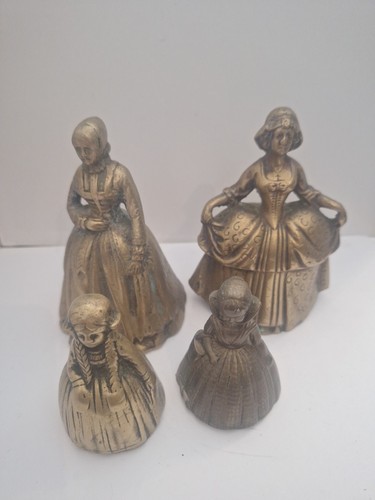 Vintage brass novelty - , lady