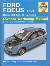 FORD FOCUS 1.6,1.8,2.0 TDCi,DIESEL,LX,ZETEC,TITANIUM,HAYNES MANUAL 2005-2011