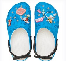 NEW WOMENS DISNEY CROCS ALICE IN WONDERLAND CLASSIC CLOG SIZE 5 6 7 8
