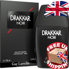Guy Laroche Drakkar Noir 100ml EDT For Men Powerful Fougere Fragrance