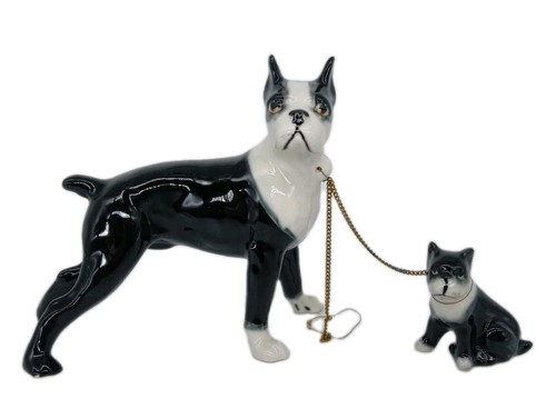 Vintage ceramic black white - vintage,