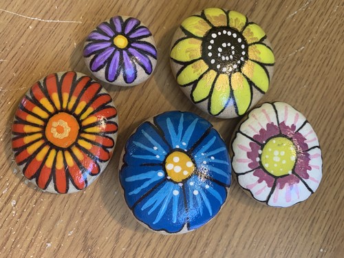 Hand painted rocks stones