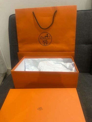 Authentic hermes large orange - large,