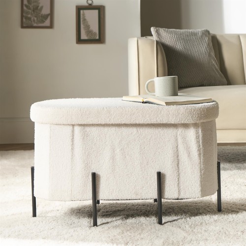 Ohs ottoman boucle - ottoman,