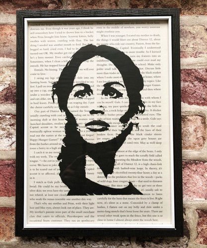 Katniss everdeen painting - painting, |