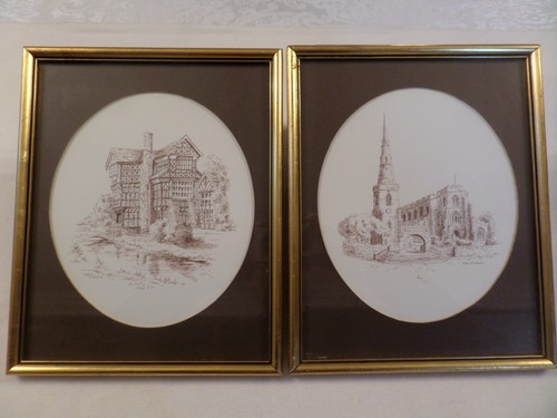 Two framed original - two,