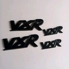 4x Black Car Badge Set To Fit Corsa Astra VXR