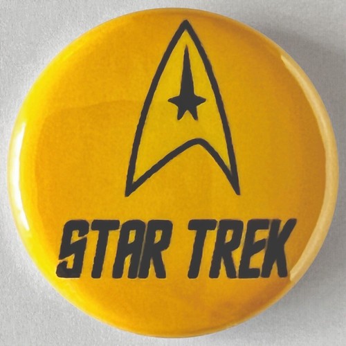 Star trek button - star, badge