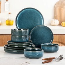 12pcs blue reactive - 12pcs, glaze