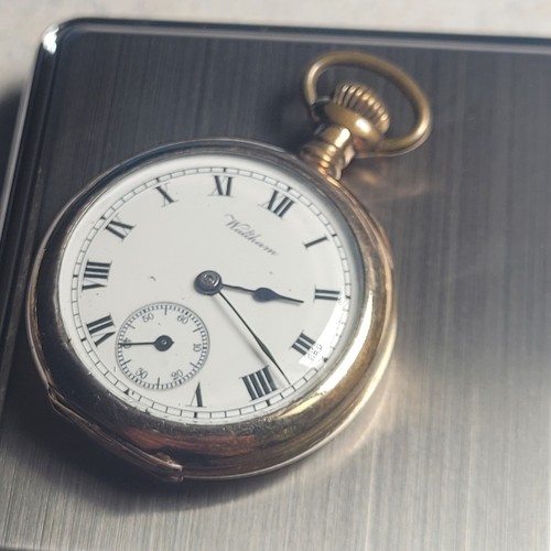 Excellent antique waltham open - waltham,