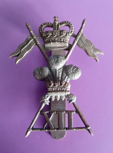 12th royal lancers - 12th, brass