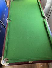 Riley Snooker/Pool Table Folding Legs Top for Table Tennis 6ft x 3ft Balls/Cue