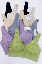 6Pk Sport Bras Seamless Wire