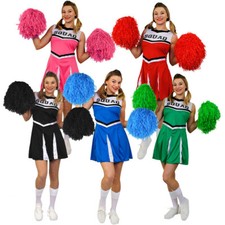LADIES CHEERLEADER COSTUME AND